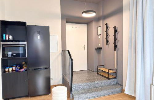 Studio Alte Mädchenschule, Sauna, 6 Personen, Hund, am Saurierpark, Boxsprinbetten, gratis Kaffee und Tee, Minibar - Foto 11