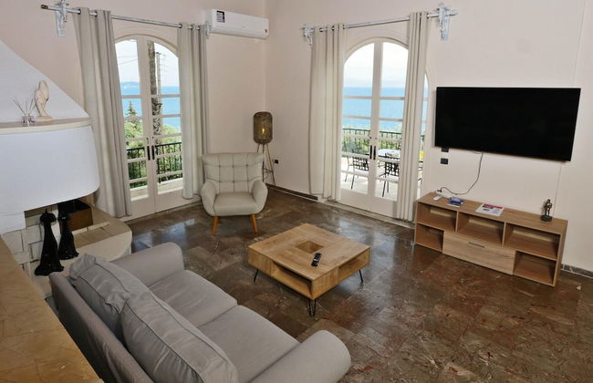 Villa Litsa Large Private Pool Walk to Beach Sea Views A C Wifi - Foto 68