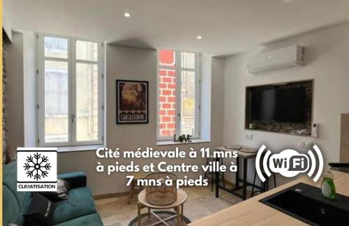 Le Gîte Médiéval - Clim - Lave Linge - Cité - Foto 1