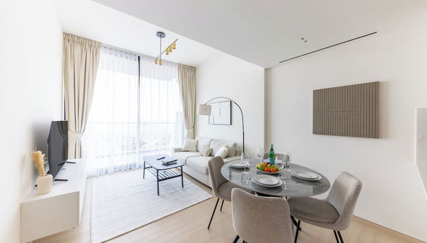 Bright 1BR in Binghatti Corner - Foto 2, Habitación