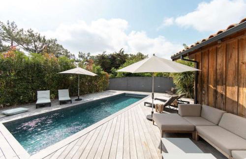 Villa Palombes au Cap Ferret charming villa with swimming pool - Foto 67