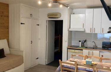 T2 PRALOUP 1600 bat Chanteclerc 6 personnes 36m2 avec chambre à part et 2 TV - Foto 6