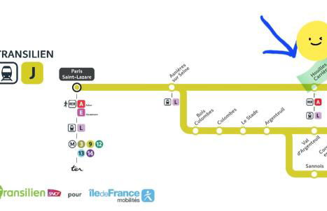 Studio lumineux 3 min Gare Houilles - RER A, Ligne L et J - Foto 20