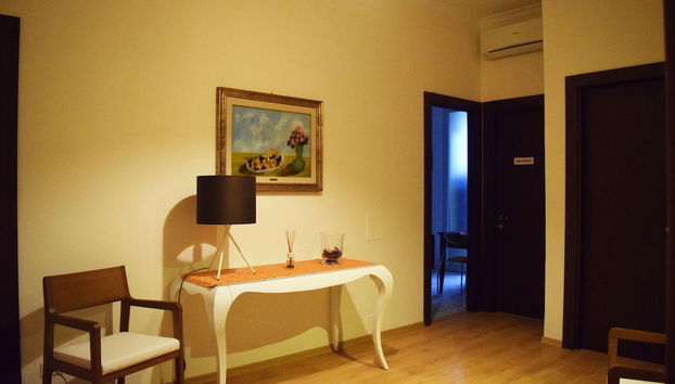 Coin salon dans le hall