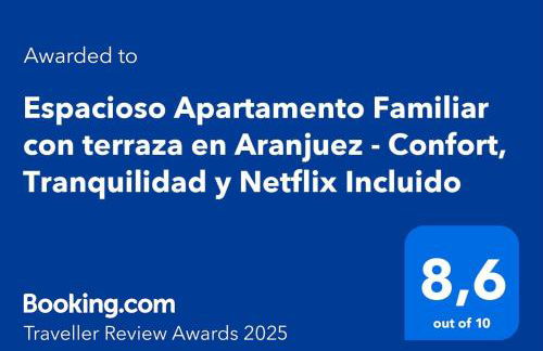 Espacioso Apartamento Familiar con terraza en Aranjuez - Confort, Tranquilidad y Netflix Incluido - Foto 31