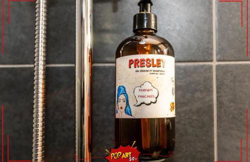 LOFT "POP ART 50's" Idéal PRO - Écran cinéma rétroprojecteur - WIFI Fibre - Borne arcade de jeu - Centre Ville - Foto 40