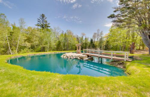 Trout Ponds and Sauna Unique Log Cabin in Freedom - Foto 25