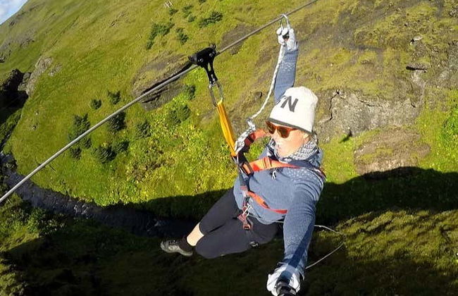 Zip line a Vík í Mýrdal - Foto 4