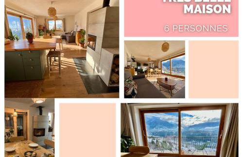 Très belle maison spacieuse et lumineuse, vue sur la station de Risoul et de Vars - Foto 6