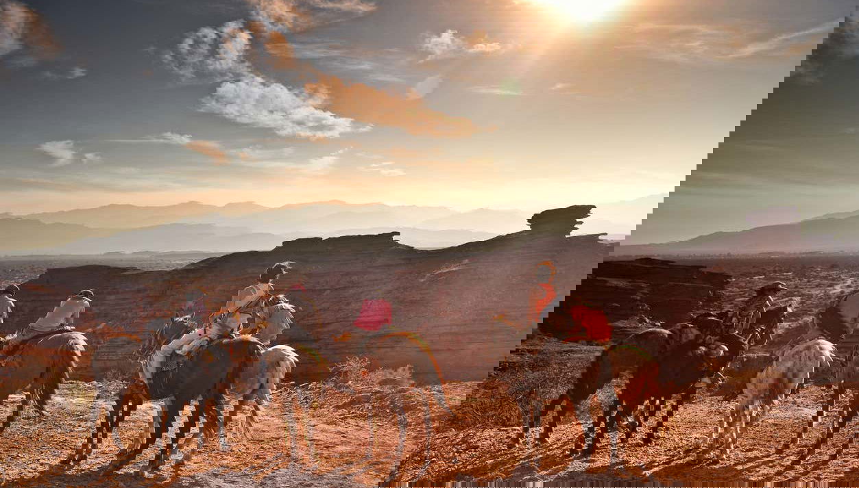 Cavalcando nel Canyon Anchumbil