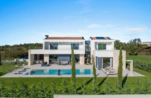 Villa Asmoa for 8 people near Porec with 45 m2 heated pool, wellness & sea view - Foto 13