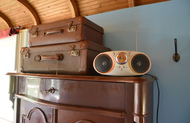 Gypsy Caravan in Weideblick With Farm Animals - Foto 12