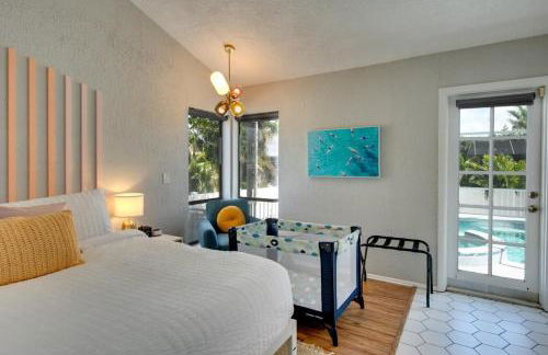 Funky Flamingo 3Kings Beach Gear Hot Tub & Pool - Foto 36