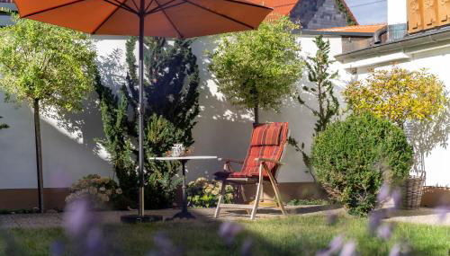 Lux Ferienwohnung altes Landwarenhaus mit Garten und zubuchbarer Sauna - Foto 3, Garden