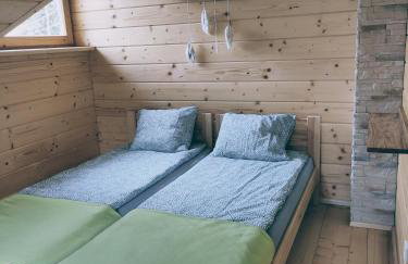 Borowikowe Zacisze drewniane domy z kominkami - Foto 43