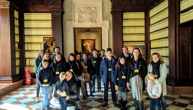 Recorriendo las diferentes estancias en el Archivo de Indias