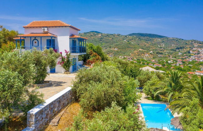 Villa Ourania Large Private Pool Sea Views A C Wifi - 1491 - Foto 2