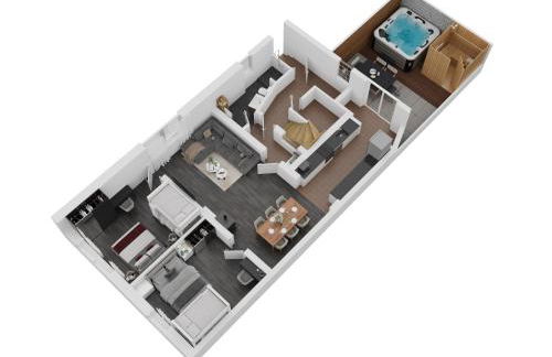 Winter Oase Beheizter Whirlpool Sauna und Kamin - Foto 28