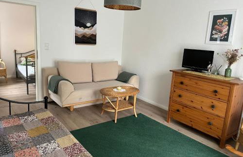 FeWo Brauel am Nordpfad Zevener Geest - Ruhige, moderne 2 Zimmer Wohnung, Ladestation, Parkplatz, Wlan, Garten - Foto 6