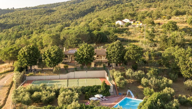 Villa Querceto With Pool e Tennis Private - Foto 3, Habitación