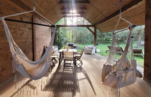 Leśny dom z basenem w okolicy Zegrza - Foto 6