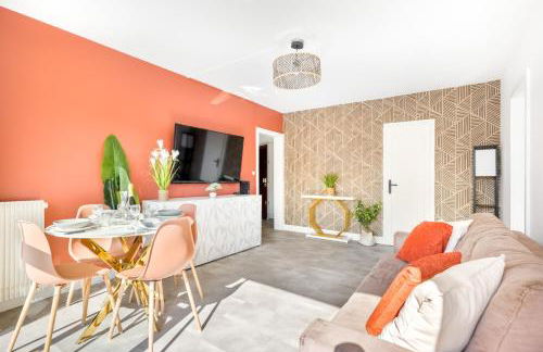 BnGo l Le Spacieux Cocon PartDieu l parking, 4p - Foto 6