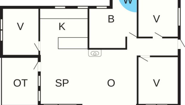 6 Person Holiday Home in Tarm-by Traum - Foto 2, Plano