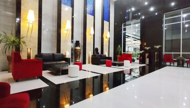 Sala de estar do lobby