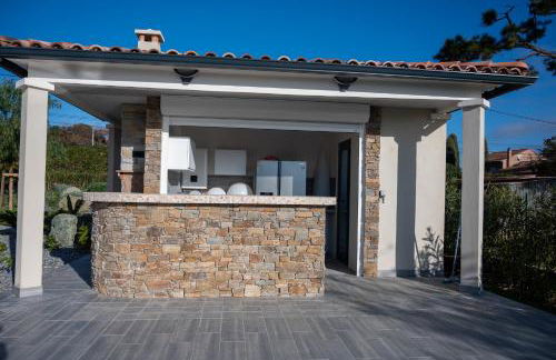 Rez de maison neuve Piscine WiFi Poolhouse en Pierre - Foto 23