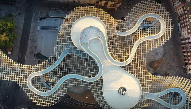 Entrada a las Setas de Sevilla - Foto 5, Vista aérea de las Setas de Sevilla