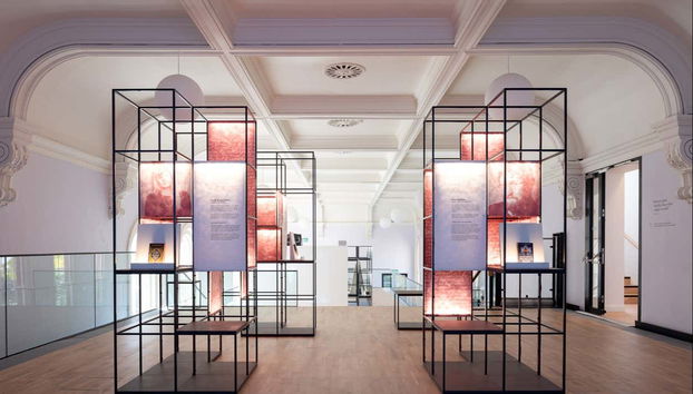 Percorrendo le sale del Museo della Letteratura Irlandese