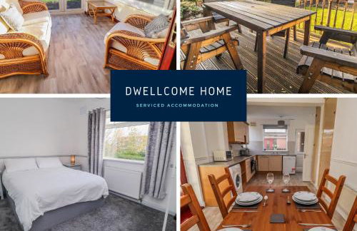 Free Driveway Parking, Fast WIFI, Ideal for long term contractor, etc stays - Dwellcome Home Ltd 3 Bedroom Boldon House - see our site for assurance - Foto 8