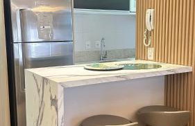 Belíssimo Apto com lareira e piscina aquecida! - Foto 9