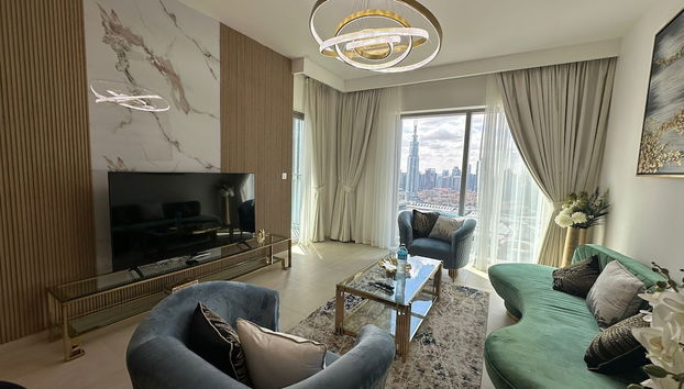 Remarkable 1-bed Apartment in Dubai - Foto 2, Zona de estar