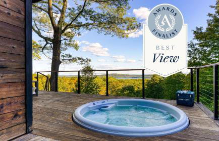 Modern Catskills Escape w Open Living Steam Shower Hot Tub w Mountain Views Minutes from Woodstock Trails Suncliff Vista - Foto 35