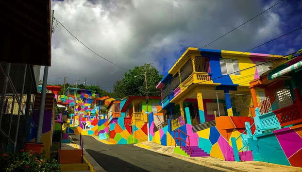 Casas de colores de Yauco