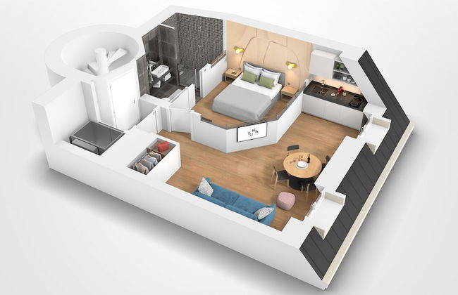 Yuna Les Halles - Serviced Apartments - Foto 40