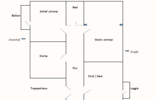 Altbauwohnung mit 2 Balkonen - Foto 14