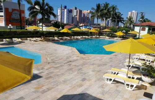 Apartamento T-44 com Vista para o Mar 50 metros da Praia Mongaguá Piscina Wi-Fi - Foto 1