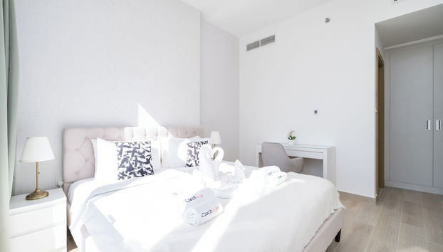 Beautiful Views From 30th Floor 2BD JVC - Foto 2, Habitación