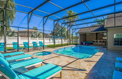 Luxury Mansion Pool Hot Tub Theater Outdoor Kitchen BBQ GM RM 2 Miles Disney - Foto 6