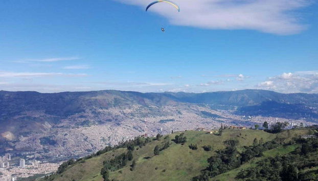 Everything seems tiny from the sky