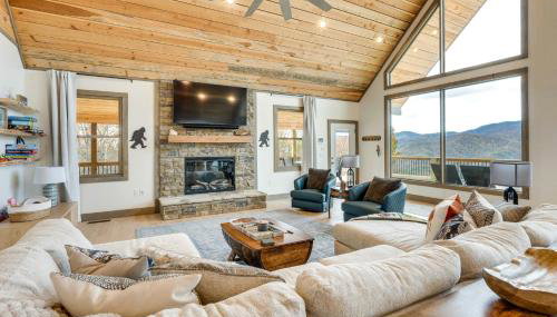 Nantahala Forest Cabin with Fire Pits and Hot Tub! - Foto 4