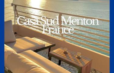 Casa Sud Menton Studio Front de Mer Vue Mer Panoramique Terrasse Parking - Foto 23