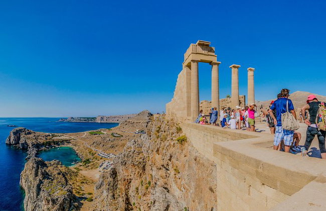 Excursion en bateau à LINDOS avec arrêts de baignade dans les baies Anthony Quinn et Tsambika - Photo 15