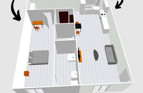 Savana Lodge, Wi-Fi, Parking Privé et Calme, Sortie 12 ChanaS - Foto 7