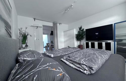 Barrierefrei - 24Std-CHECK-IN kontaktlos - Kingsize Bed - W-LAN - Parkplatz W 3 - Foto 7