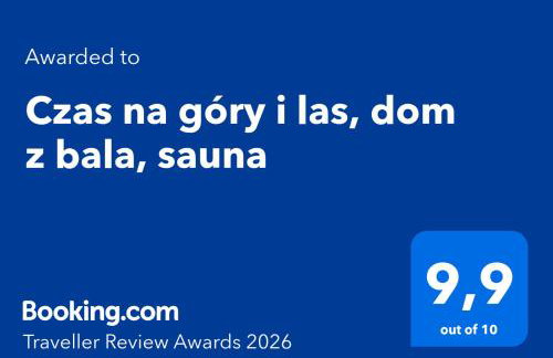 Czas na góry i las, dom z bala, sauna - Photo 3