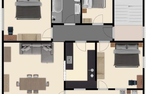 Köstlbach Apart I Ferienwohnung bis 3 & 6 Personen I Nürnberg I Neumarkt I Messe I Natur I Küche I Parken I Waschmaschine I Garten - Foto 36