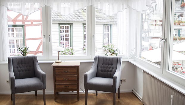 Zona de estar del vestíbulo